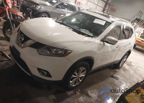 2015 Nissan Rogue Sv z USA, uszkodzony, nr VIN 5N1AT2MV9FC893866